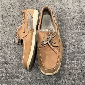 Tan Sperry Docksiders